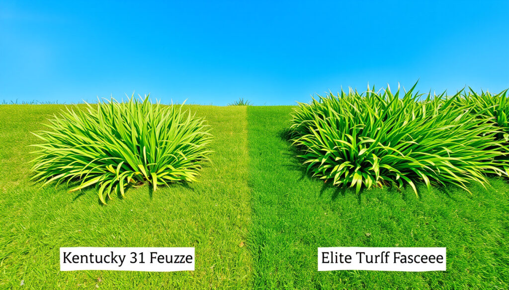 A Comparative Guide: Kentucky 31 Fescue vs. Elite Turf Type Tall Fescue – Which Grass is Right for Your Lawn?