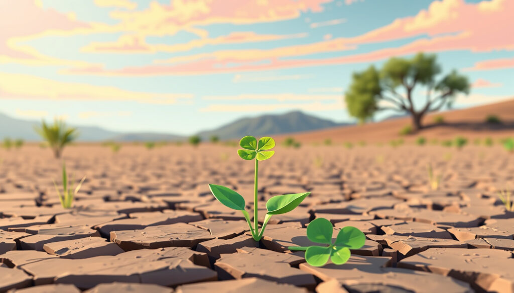 Microclover Struggles in the Drought: A Look at Resilience in Extreme Conditions