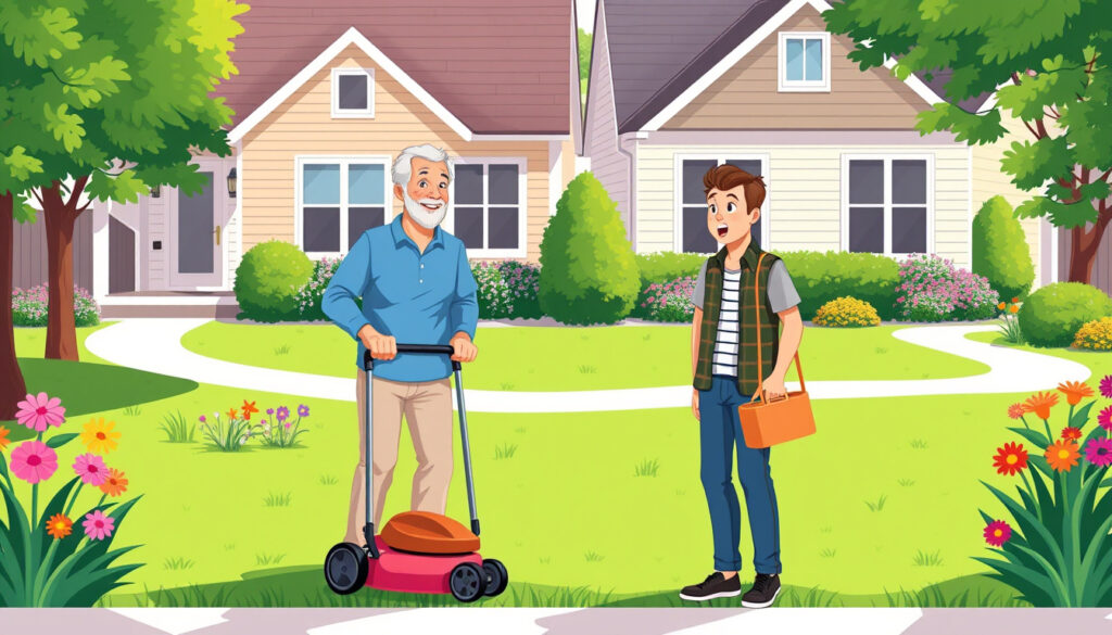 The Surprising Etiquette of Sharing Lawn Care: What Happens When Your Neighbor Shows Up with His Mower?